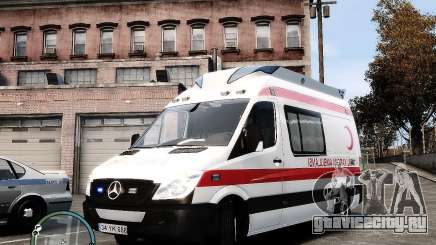 Mercedes Sprinter Turkish Ambulance для GTA 4