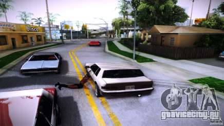 Пешеходы цепляются к авто для GTA San Andreas