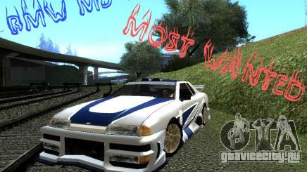 Винил с BMW M3 GTR в Most Wanted для GTA San Andreas