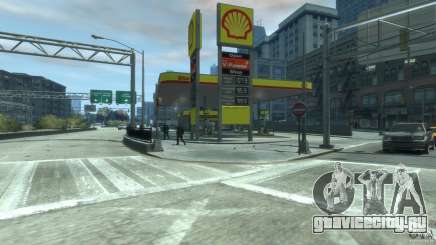 Shell Petrol Station V2 Updated для GTA 4