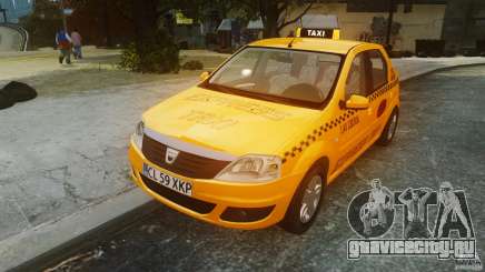 Dacia Logan Facelift Taxi для GTA 4