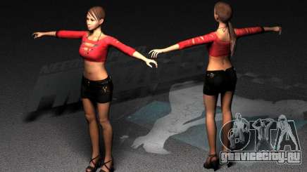 Skin Girl NFS PS для GTA San Andreas