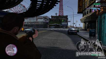 VC Style Radar/HUD (скин 3) для GTA 4