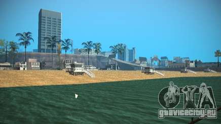 New textures beach of Santa Maria для GTA San Andreas