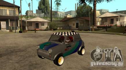 Mini Cooper серебристый для GTA San Andreas