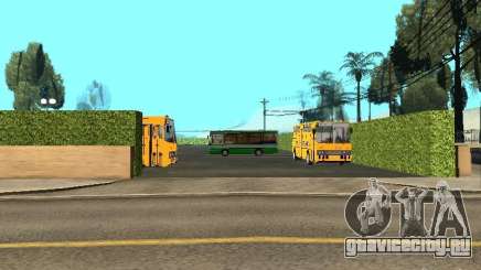 5 Автобусный Парк v1.0 для GTA San Andreas