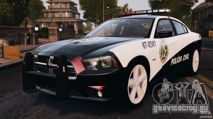 Dodge Charger RT Max Police 2011 [ELS] для GTA 4