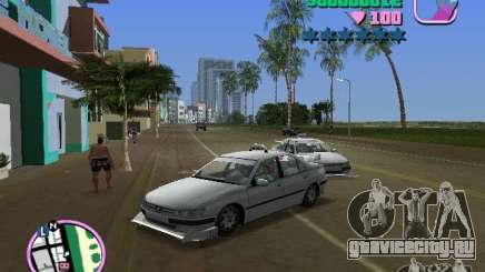 Peugeot 406 Taxi для GTA Vice City