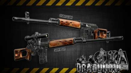 Снайперская Винтовка Драгунова v2.0 для GTA San Andreas
