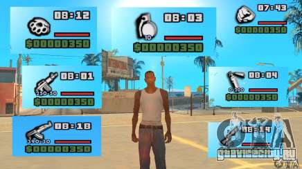 New Weapon Icon Pack для GTA San Andreas