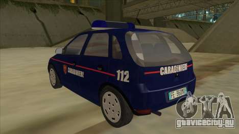 Opel Corsa 2005 Carabinieri для GTA San Andreas