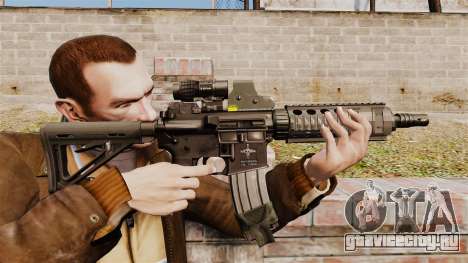 Автомат M4 CQC в стиле Modern Warfare для GTA 4