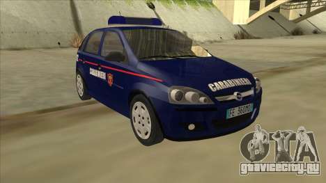 Opel Corsa 2005 Carabinieri для GTA San Andreas