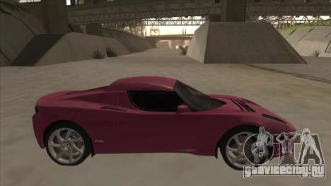 Tesla Roadster для GTA San Andreas