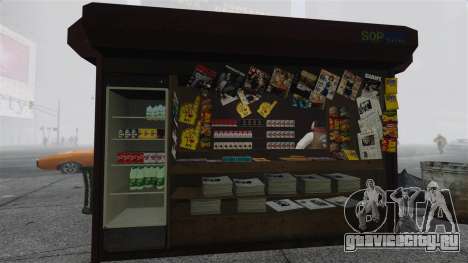Обновлённые киоски и хот-договые тележки для GTA 4