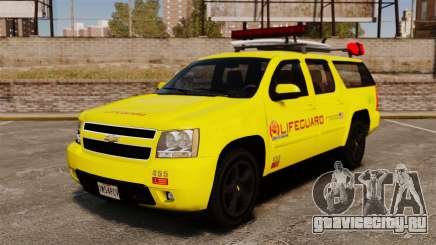 Chevrolet Suburban Los Santos Lifeguard [ELS] для GTA 4