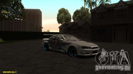 Nissan Skyline GTR 34 CIAY для GTA San Andreas