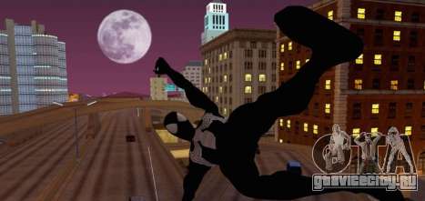 Человек Паук летит на паутине для GTA San Andreas