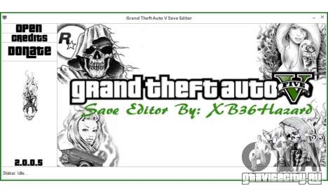 Grand Theft Auto V Save Editor by XB36Hazard для GTA 5