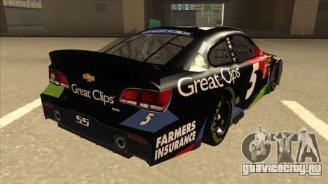 Chevrolet SS NASCAR No. 5 Great Clips для GTA San Andreas