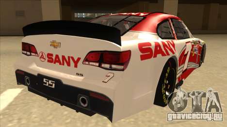 Chevrolet SS NASCAR No. 7 Sany для GTA San Andreas