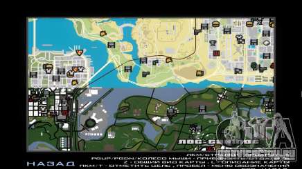 GTA V atlas map для GTA San Andreas