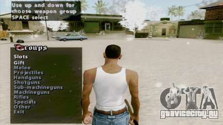 Weapons Menu Mod для GTA San Andreas