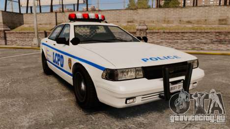 GTA V Police Vapid Cruiser LCPD для GTA 4