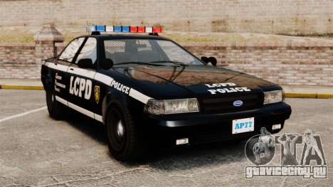 GTA V Vapid Police Cruiser [ELS] для GTA 4