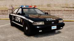 GTA V Vapid Police Cruiser [ELS] для GTA 4