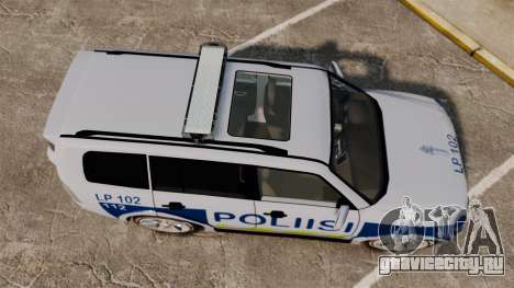 Mitsubishi Pajero Finnish Police [ELS] для GTA 4