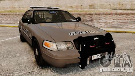 Ford Crown Victoria 2008 Sheriff Patrol [ELS] для GTA 4