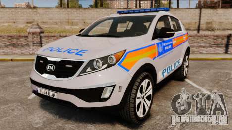 Kia Sportage Metropolitan Police [ELS] для GTA 4