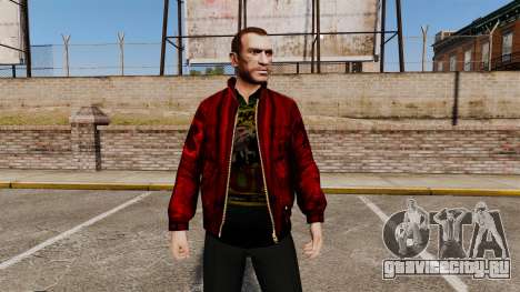 Красная кожаная куртка для GTA 4