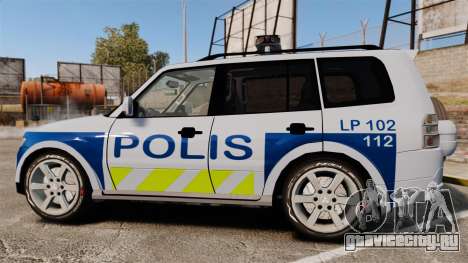 Mitsubishi Pajero Finnish Police [ELS] для GTA 4