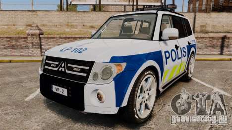 Mitsubishi Pajero Finnish Police [ELS] для GTA 4