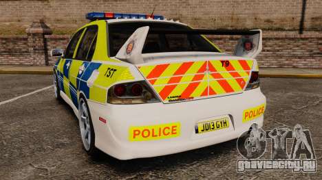 Mitsubishi Lancer Evolution IX Uk Police [ELS] для GTA 4