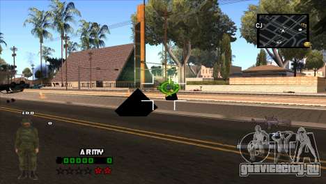 C-HUD Army для GTA San Andreas