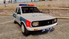 Renault 12 Turkish Police для GTA 4
