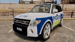 Mitsubishi Pajero Finnish Police [ELS] для GTA 4