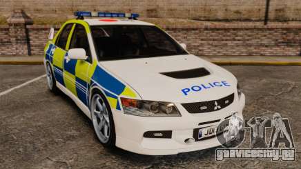 Mitsubishi Lancer Evolution IX Uk Police [ELS] для GTA 4
