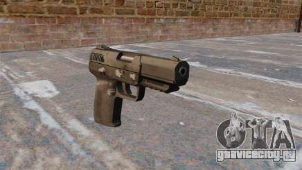 Самозарядный пистолет FN Five-seveN MW3 для GTA 4