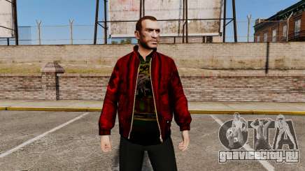 Красная кожаная куртка для GTA 4