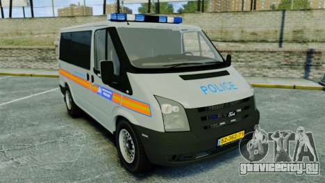Ford Transit Metropolitan Police [ELS] для GTA 4