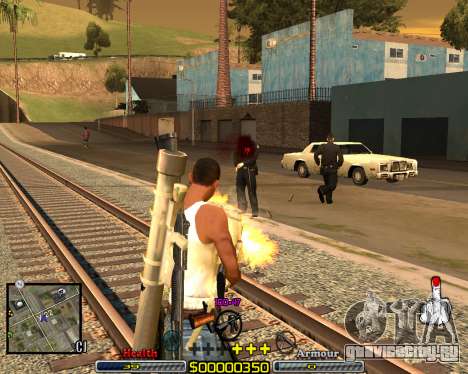 C-HUD Crime Ghetto для GTA San Andreas