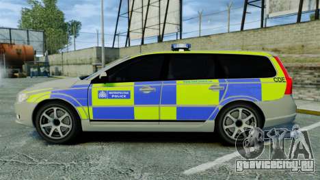 Volvo V70 Metropolitan Police [ELS] для GTA 4