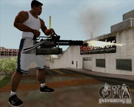 Renegades Minigun Black для GTA San Andreas