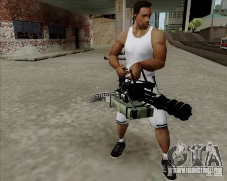 Renegades Minigun Black для GTA San Andreas