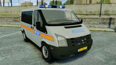 Ford Transit Metropolitan Police [ELS] для GTA 4
