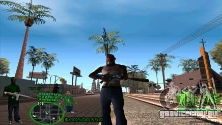 C-HUD Groove by HARDy для GTA San Andreas